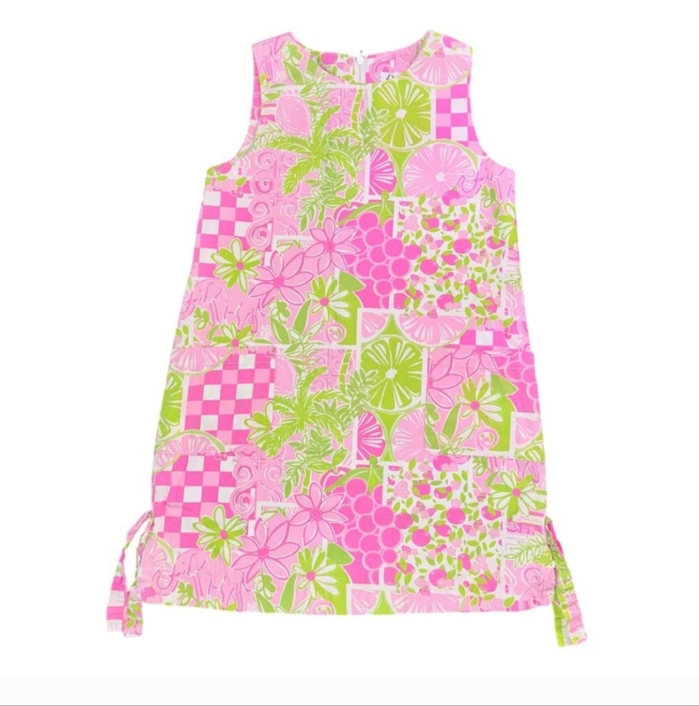 Lilly Pulitzer Girls White Label Pink Shift Dress